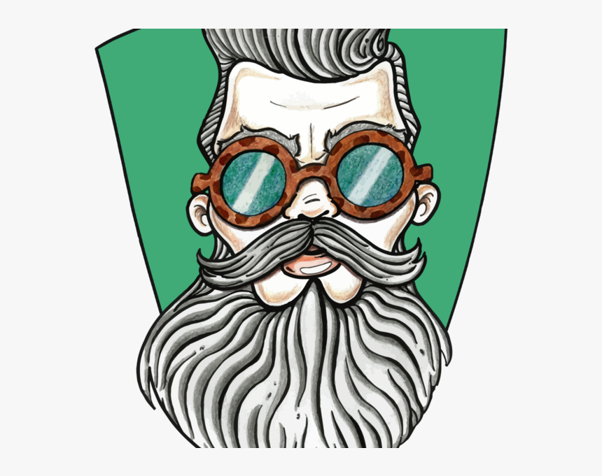 Con Fondo Unisex T Shirt By Lu Ⓒ - Bearded Man And Print, HD Png Download