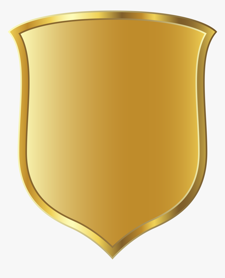 Sheriff Badge Clipart Free - Gold Shield Logo Png, Transparent Png