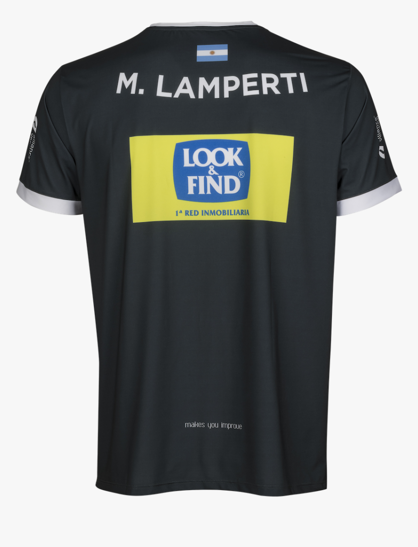 Camiseta Oficial Miguel Lamperti 2019 Gris - Look And Find, HD Png Download