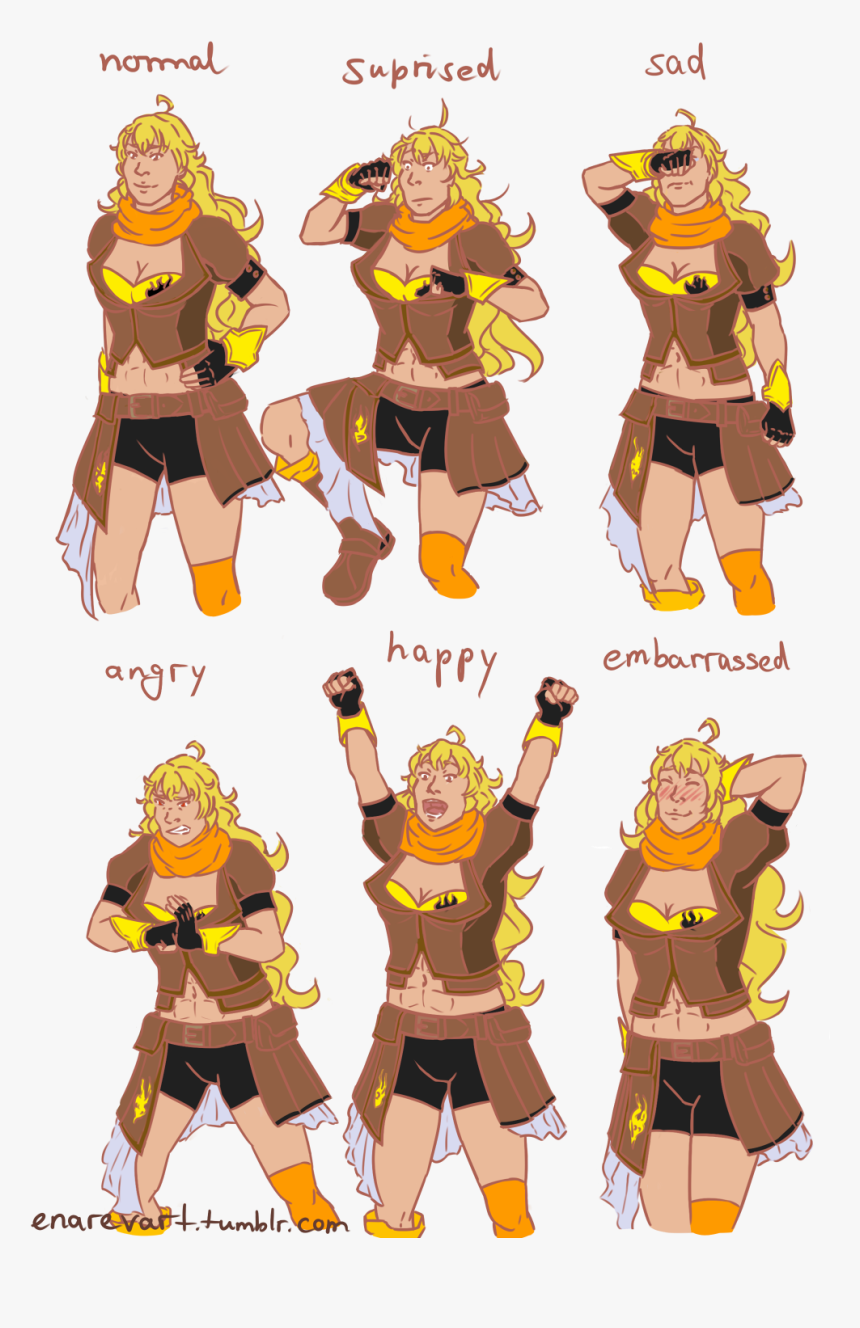Rwby Expressions, HD Png Download