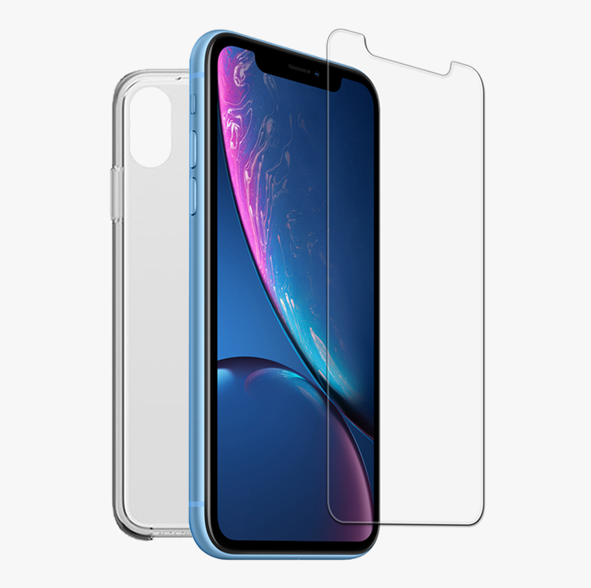 Iphone Xr Glass Screen Protector - Iphone Xr Azzurro, HD Png Download