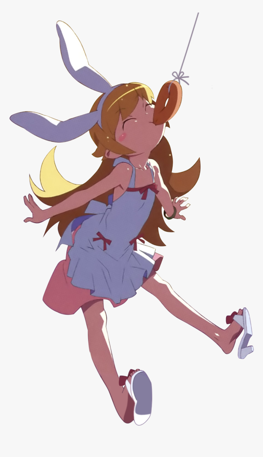 Transparent Hitagi Senjougahara Png - Transparent Shinobu Oshino, Png Download