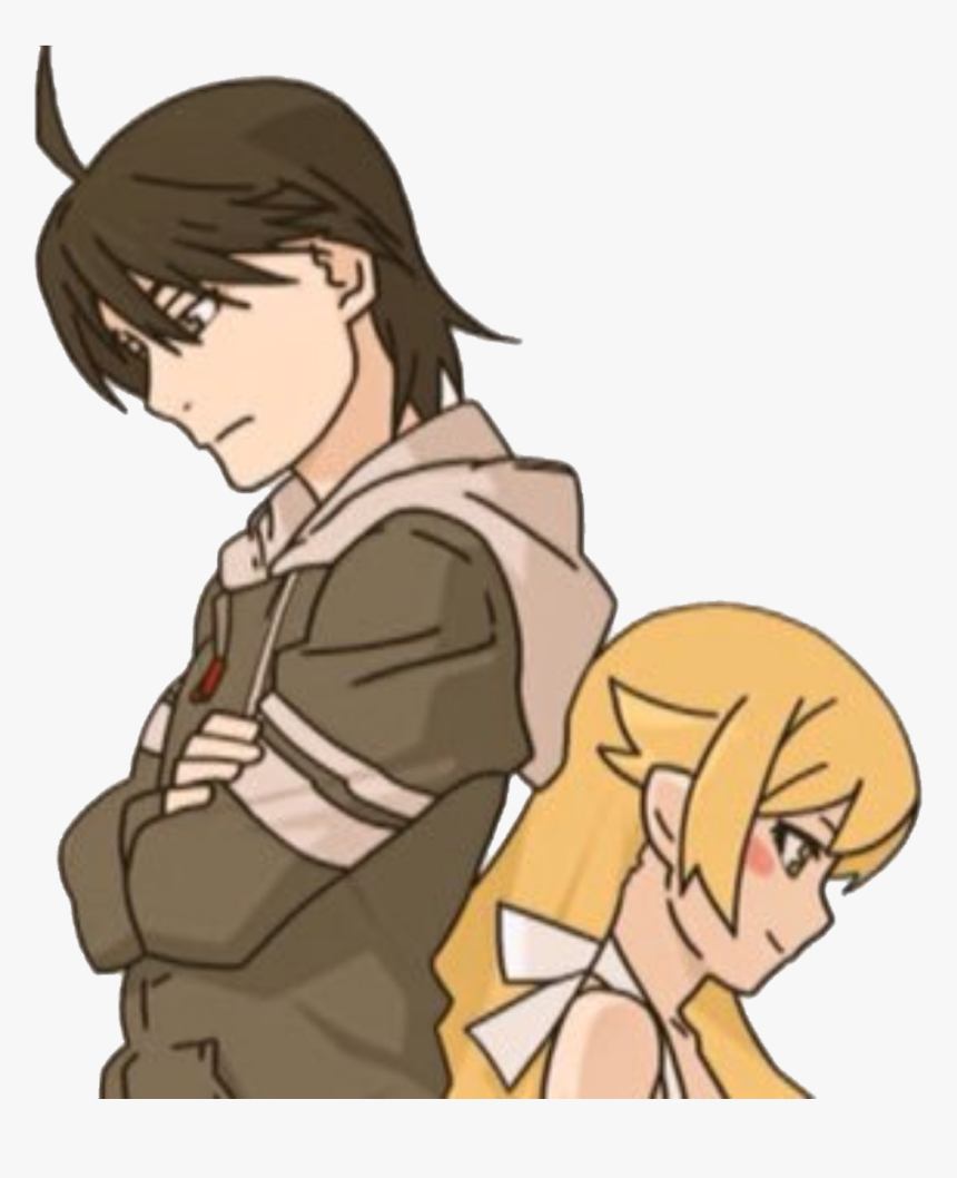 #monogatari #shinobu #araragi #anime #manga #videogames - Cartoon, HD Png Download