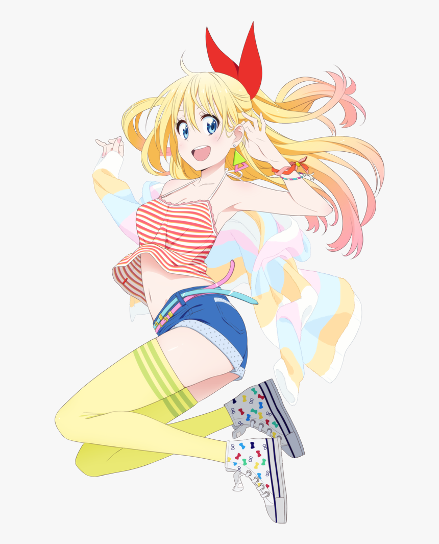 Chitoge Png 2 » Png Image - Girl Anime Using Converse, Transparent Png