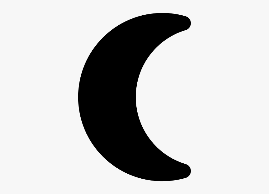 Computer Icons Crescent Moon - Crescent, HD Png Download
