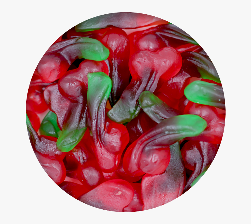 Twin Cherry Gummies - Candied Fruit, HD Png Download