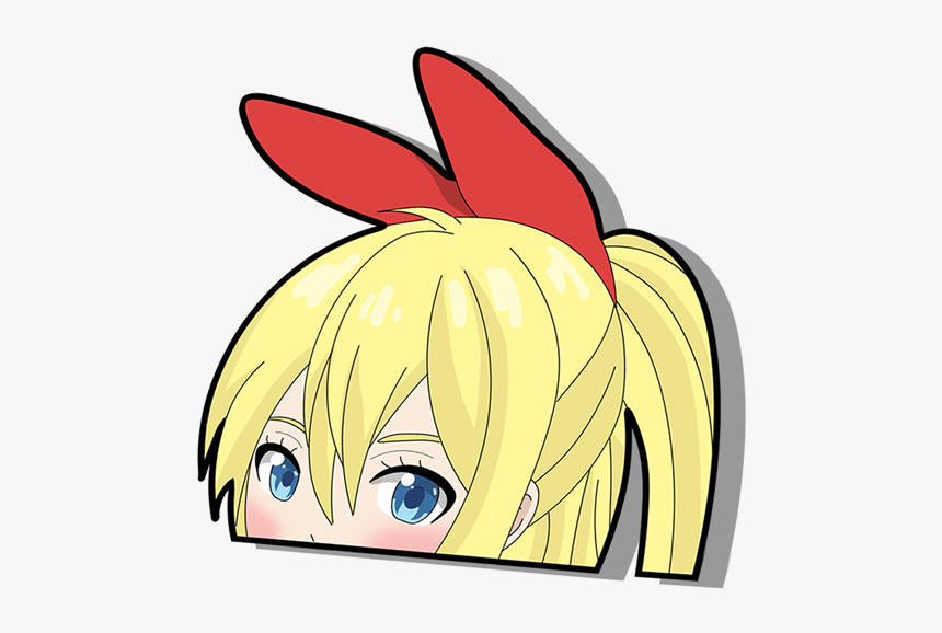 Image Of Chitoge Peeker - Cartoon, HD Png Download
