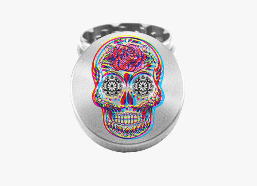 Dia De Muertos Skull Grinder - Sugar Skull Posters, HD Png Download