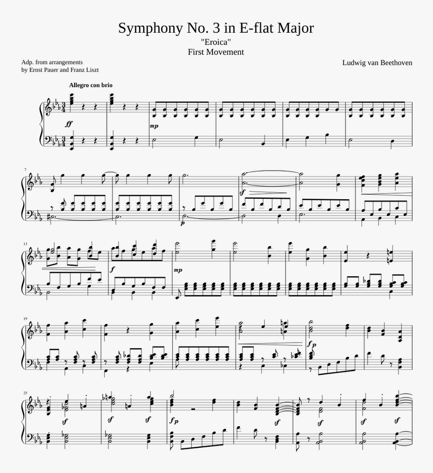 Beethoven Png, Transparent Png