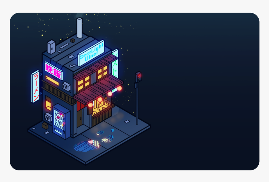Cyberpunk Isometric, HD Png Download
