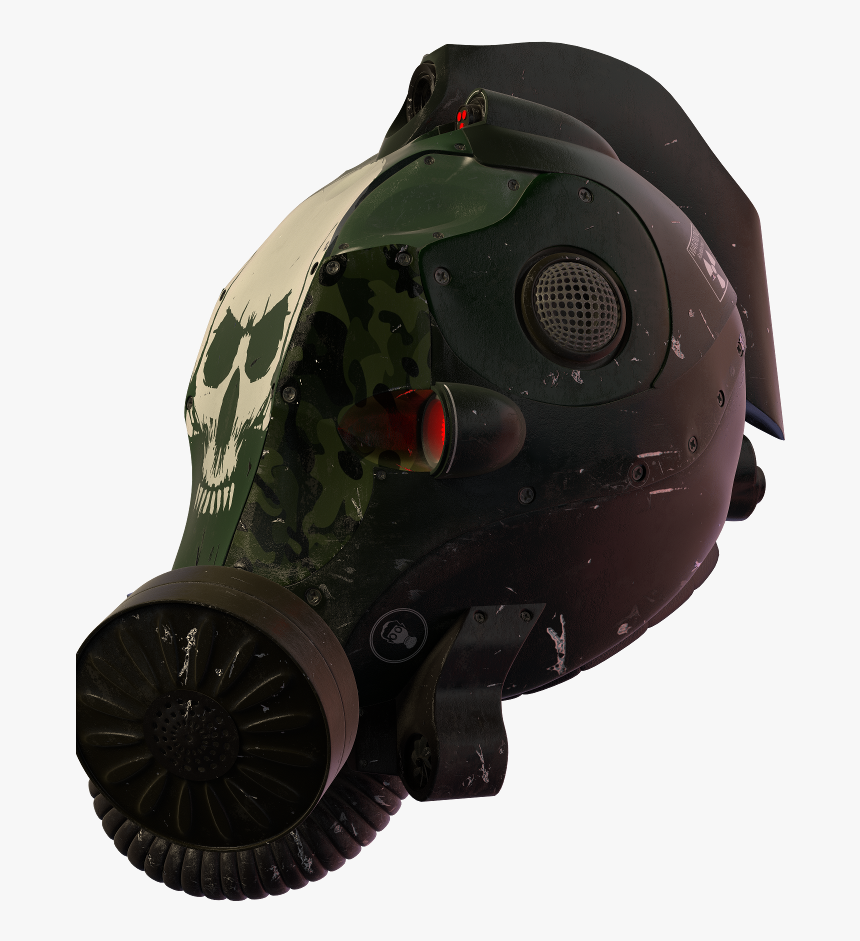 Cyberpunk Helmet Side - Cannon, HD Png Download