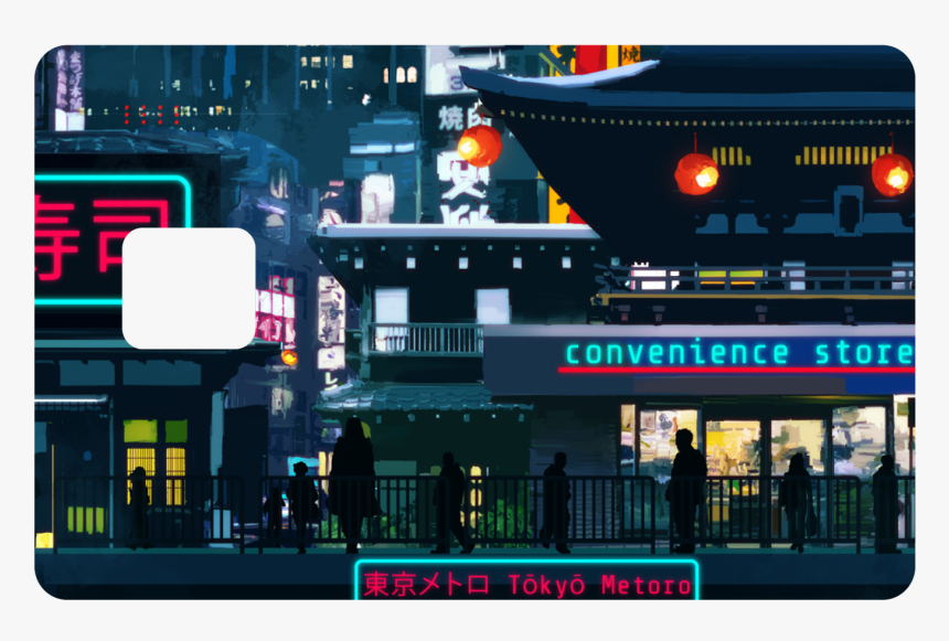 Cyberpunk Downtown, HD Png Download