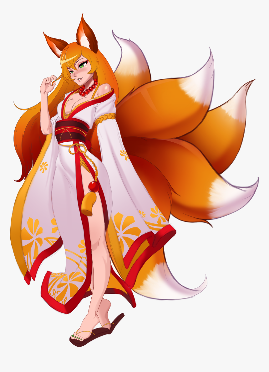 Cartoon Fox Fictional Character Illustration - Corruption Of Champions 2 Kiyoko, HD Png Download