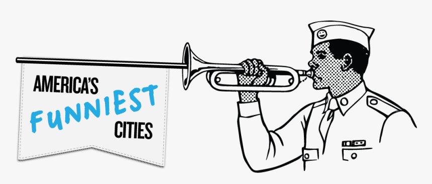 Funniest-cities - Bugle Clip Art, HD Png Download