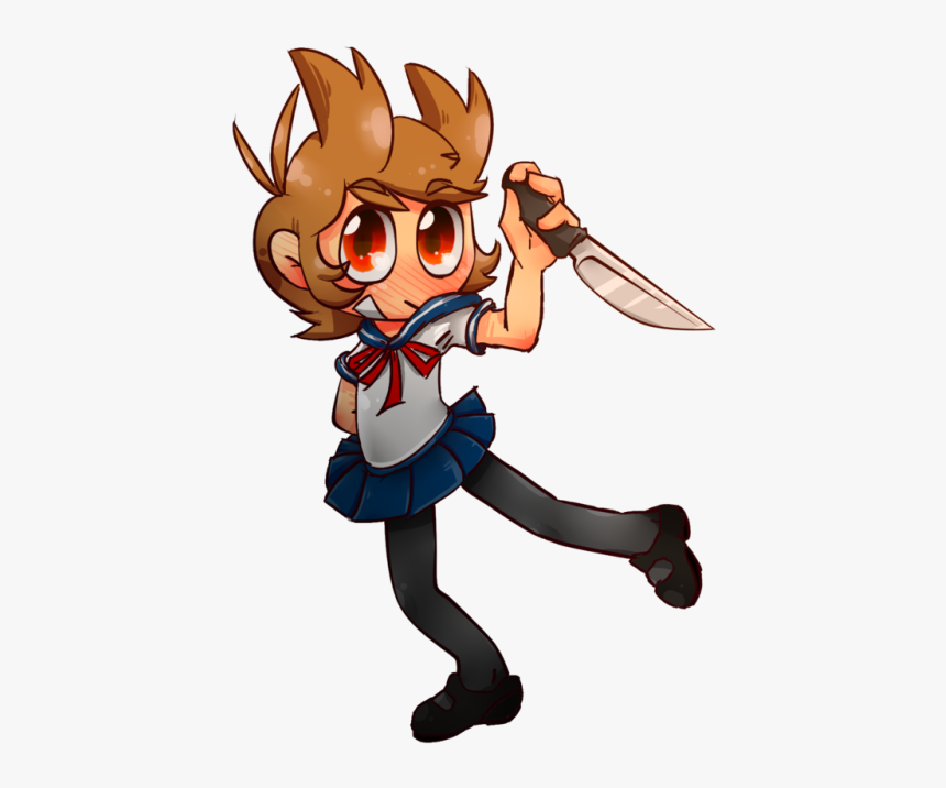 Eddsworld X Yandere Simulator, HD Png Download