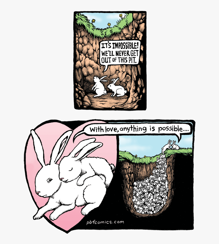 Rabbit Cartoon Png -bunny Pit - Comics With Dark Twists, Transparent Png