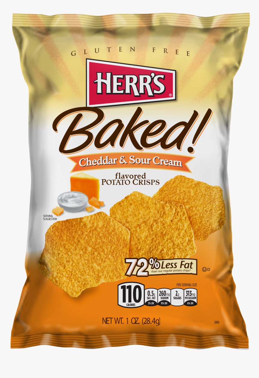 Baked Cheddar And Sour Cream Chips Lays, HD Png Download