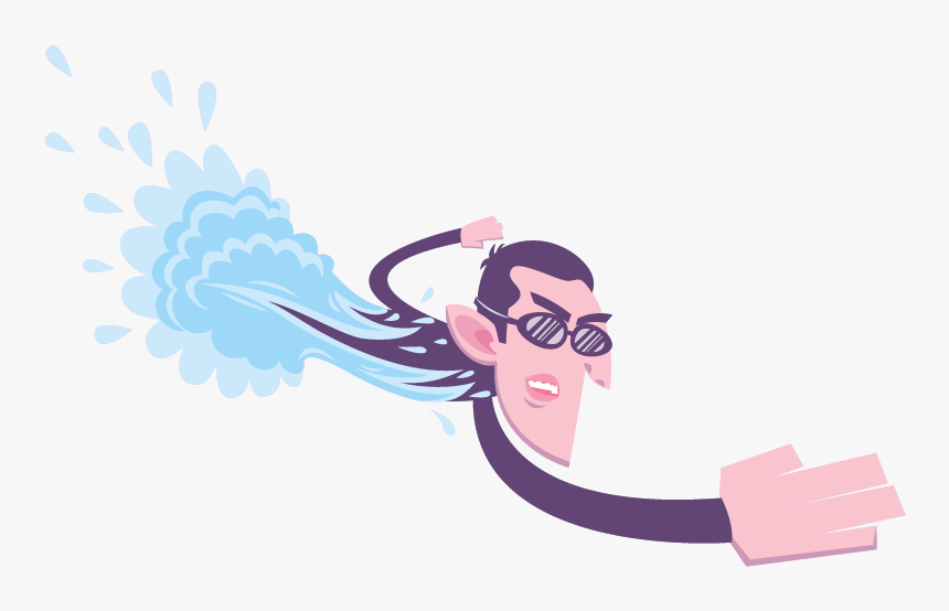Michael Phelps - Cartoon, HD Png Download