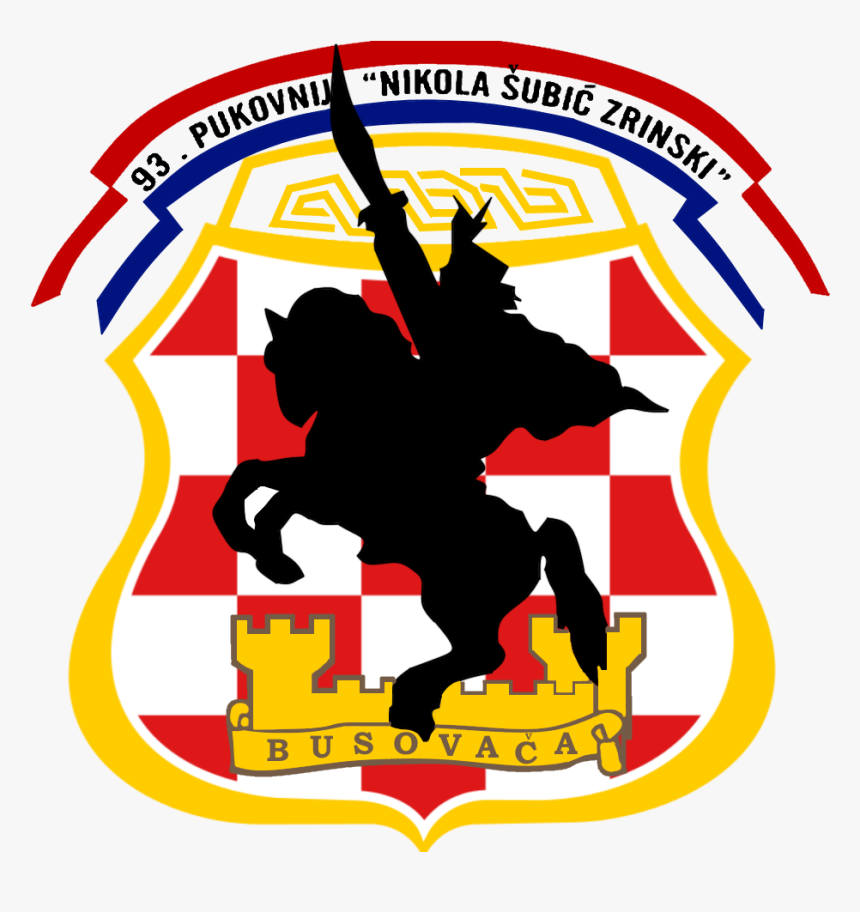 D Pukovnije Nikola Šubić Zrinjski - Nikola Šubić Zrinski Grb, HD Png Download