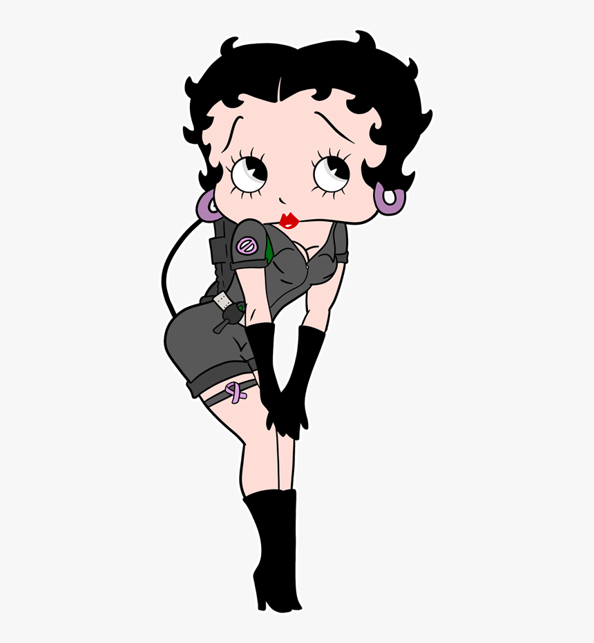 Betty Boop As A Ghostbuster V - Betty Boop Winking, HD Png Download