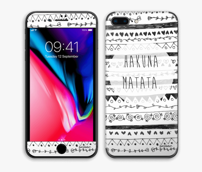 Hakuna Matata Skin Iphone 8 Plus - Iphone 8 Png, Transparent Png