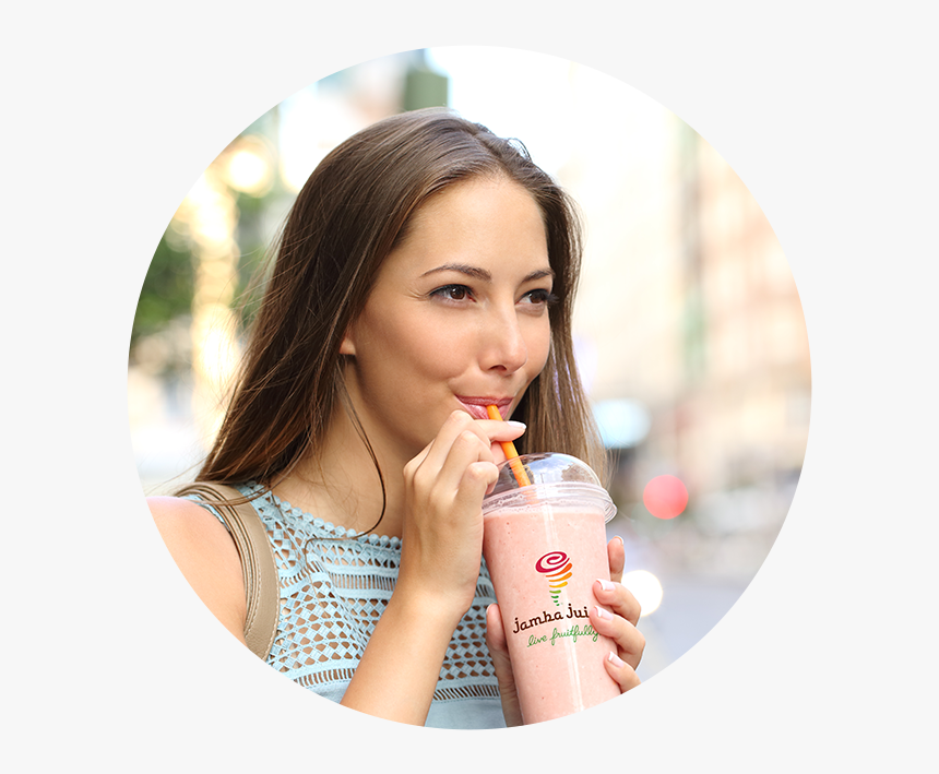 Smoothie Drinking, HD Png Download