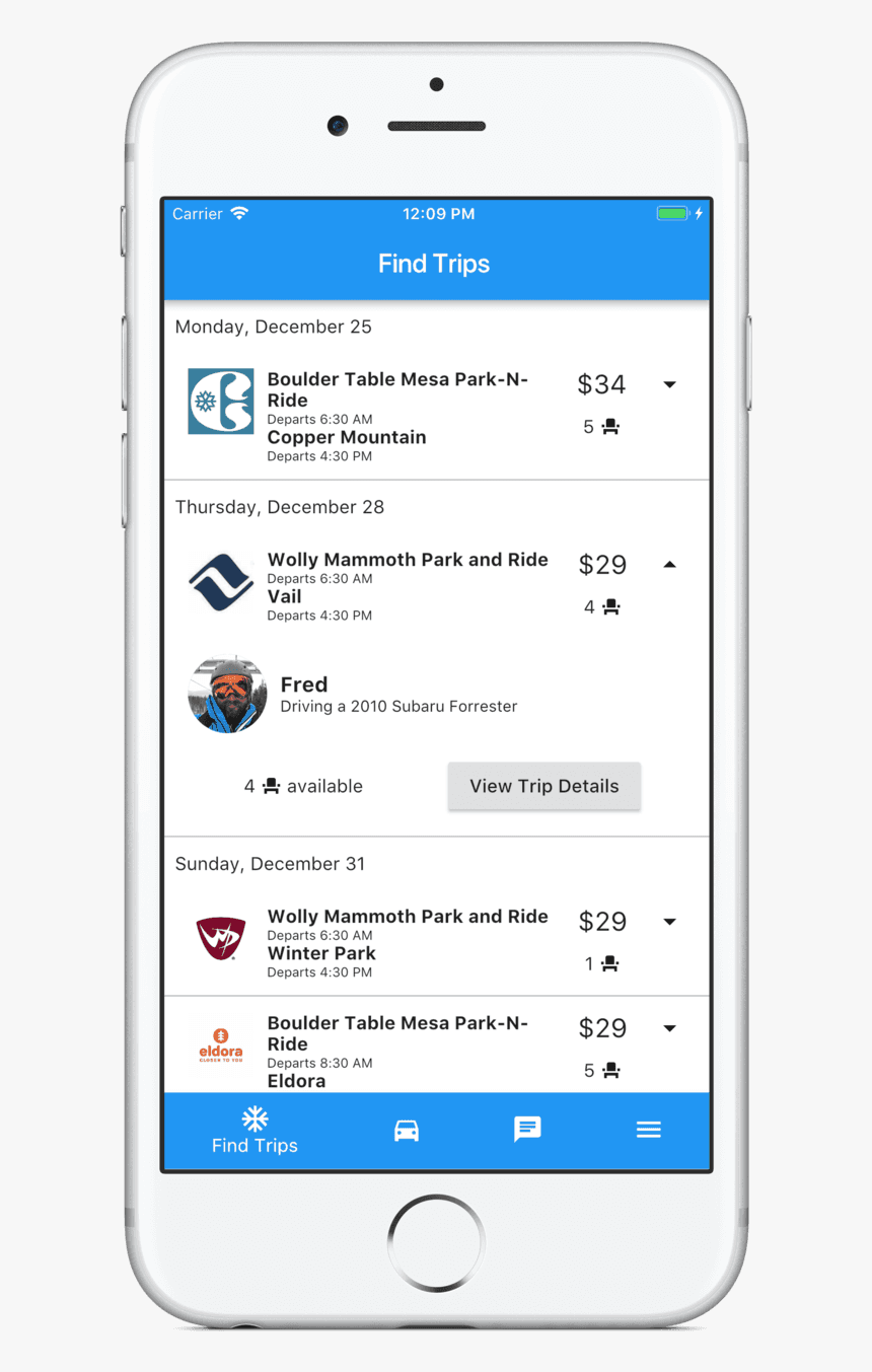 Gondola Ridesharing Iphone App - Clube De Benefícios Bb, HD Png Download
