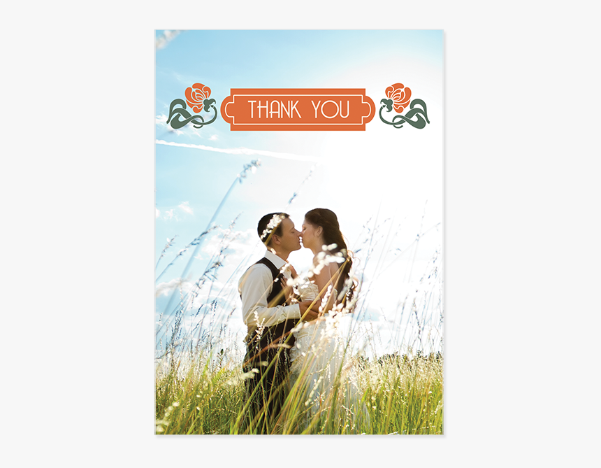 Remerciements Art Deco Pepperandjoy Uk - Wedding Photography, HD Png Download