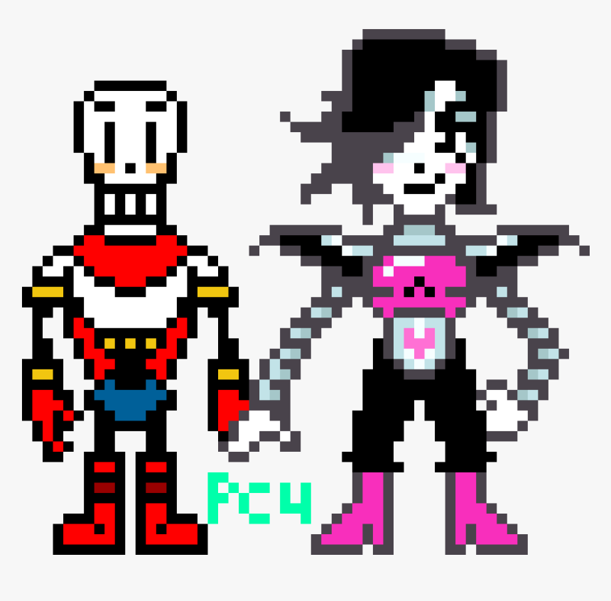 I Wanted To Make A Little Pixel Art Of Papyton Just - Piskel Mettaton Sprite, HD Png Download