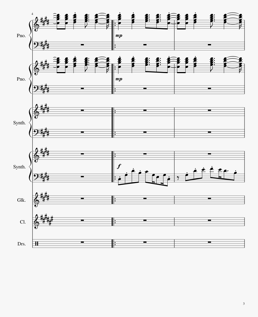 Sheet Music, HD Png Download