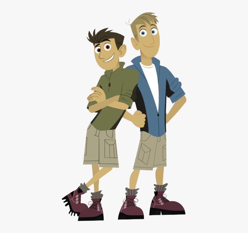 Wild Kratts Martin And Chris, HD Png Download