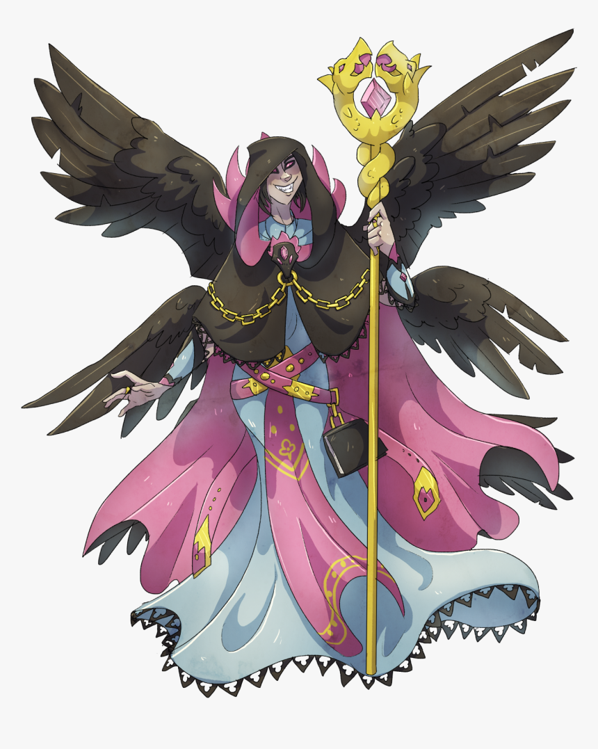 Gives Up On Finals Week And Draws A Hydreigon Gijinka - Hydreigon Gijinka, HD Png Download