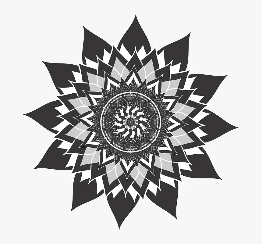 Mandala, Flower, Lotus, Collection, Blossom, Meditation - Meditation Sacred Geometry Mandala, HD Png Download