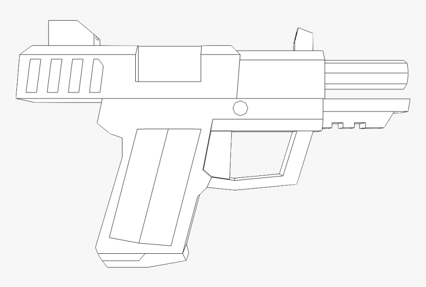 Mlg Gun Png, Transparent Png