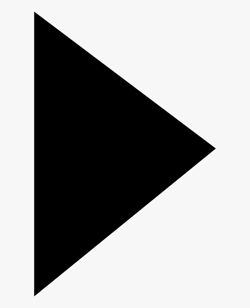 Right Side Bar Touch Arrow Comments - Triangle Play Button Png, Transparent Png