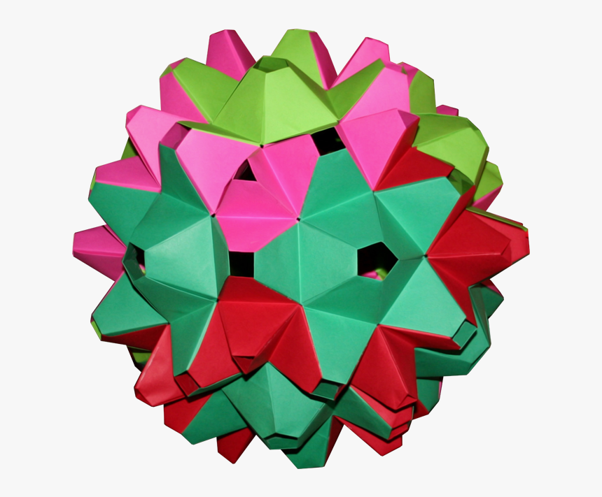 Transparent Dodecahedron Png - Origami, Png Download