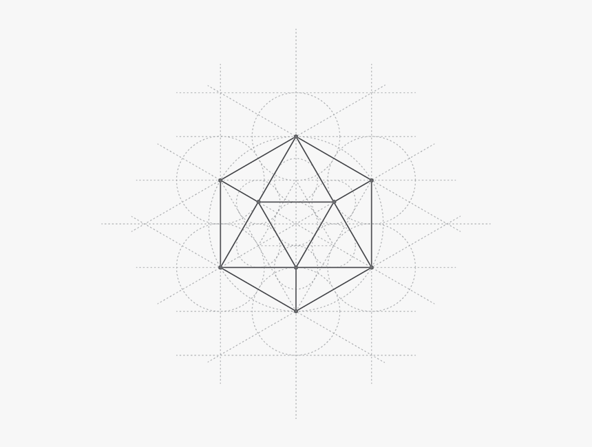 Icosahedron As Omergenc - Triangle, HD Png Download