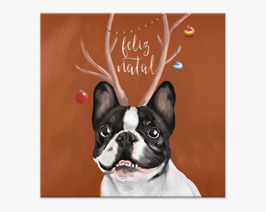 Feliz Natal De Olivana - French Bulldog, HD Png Download