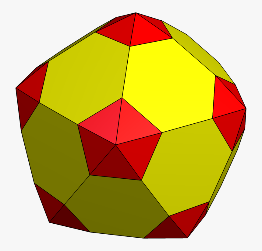 Icosahedron To Truncated Icosahedron, HD Png Download