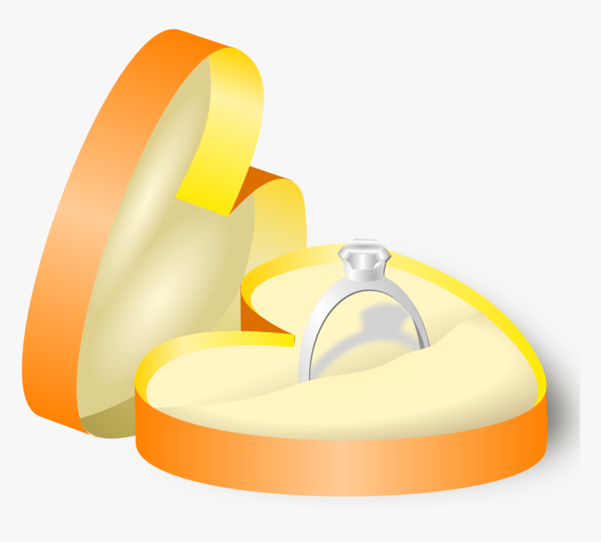 Wedding Ring In A Box Clipart , Png Download - Ring In A Box, Transparent Png