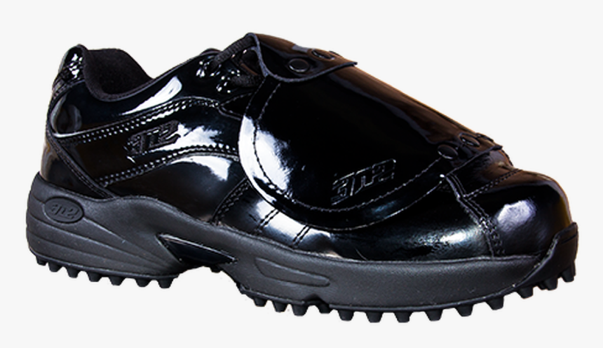 3n2 Lo Plate Patent Leather Umpire Shoes - Umpire Plate Shoes, HD Png Download