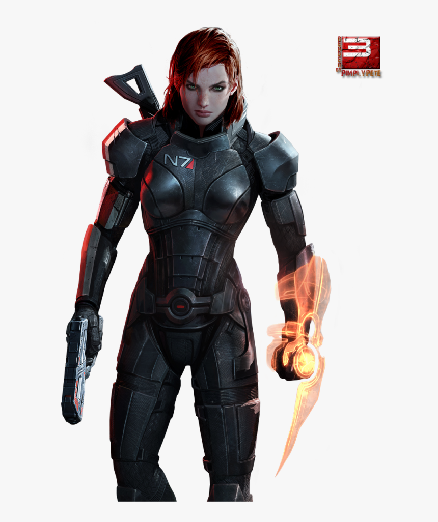 Mass Effect Female Shepard Armor, HD Png Download