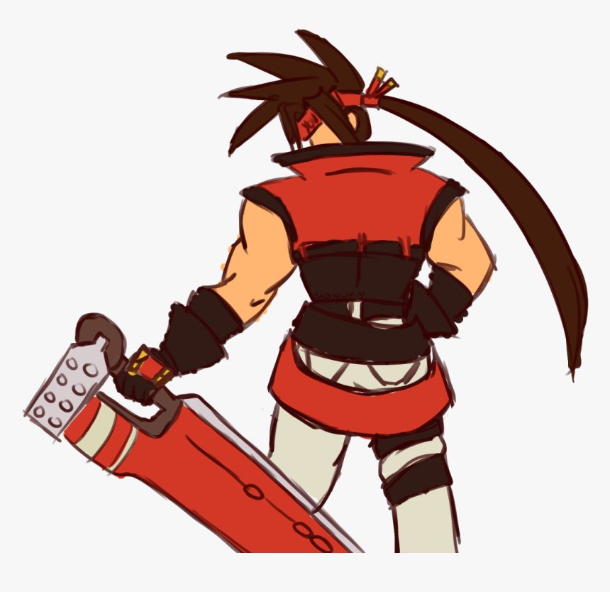 102614 - Sol Badguy - Cartoon, HD Png Download