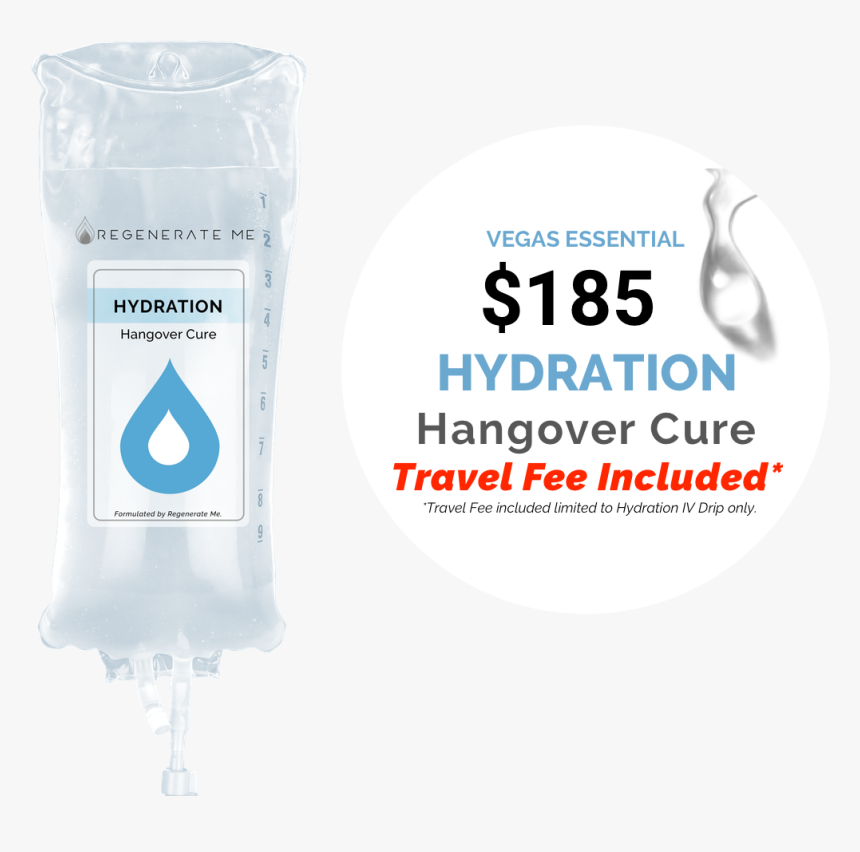 Regenerate Me Strip Home Iv Bag - Circle, HD Png Download