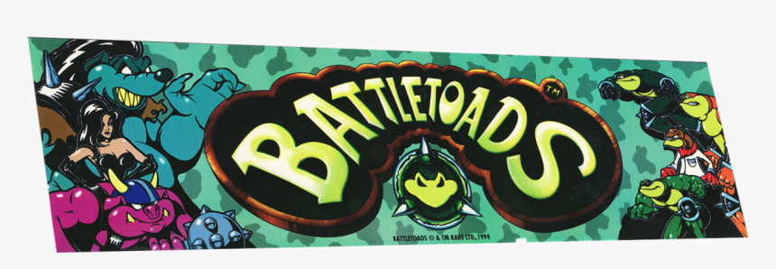 Battletoads Arcade Marquee, HD Png Download