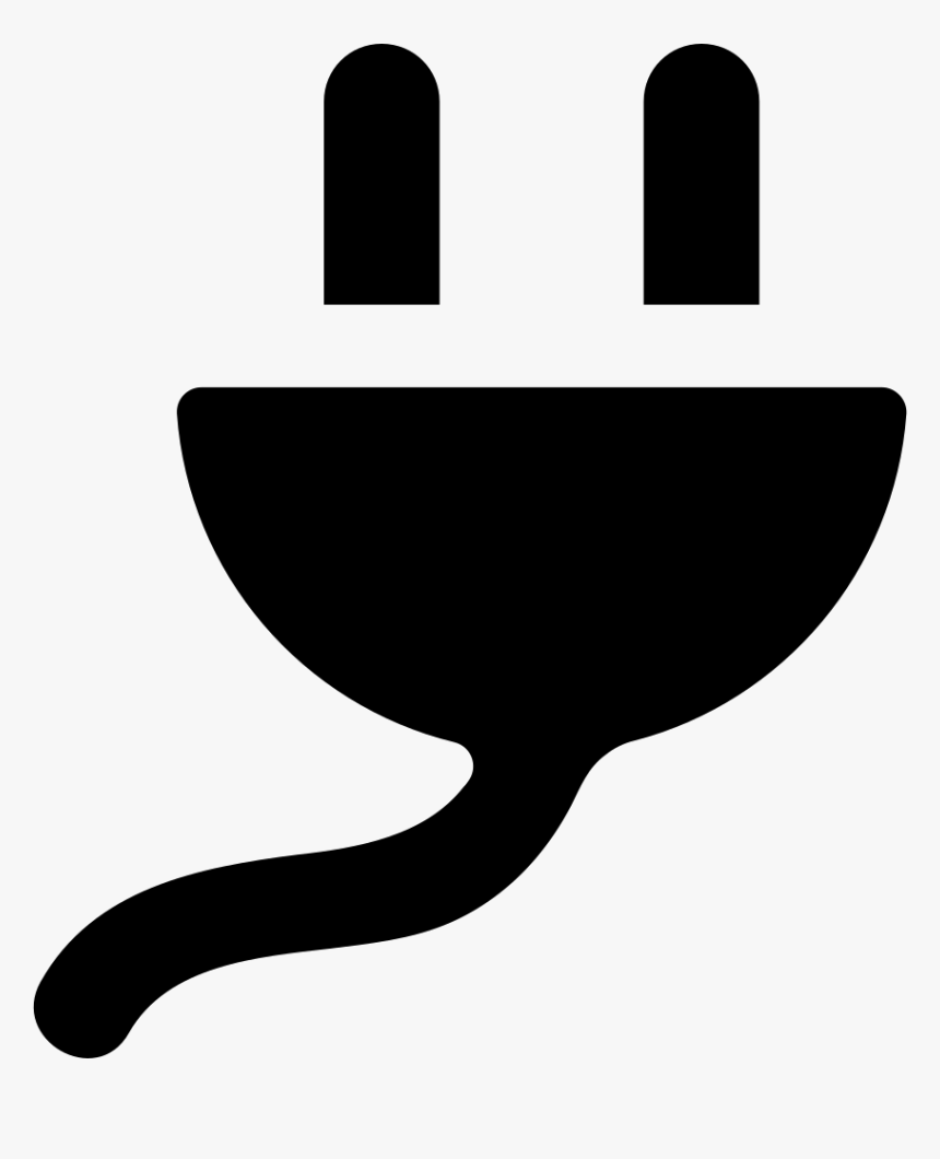 Plug Connector - Electricity Icon Black Transparent, HD Png Download