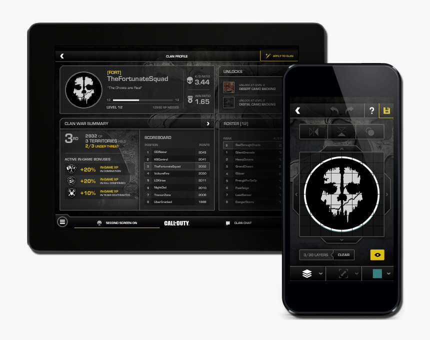 Call Of Duty Ghosts Png - Electronics, Transparent Png