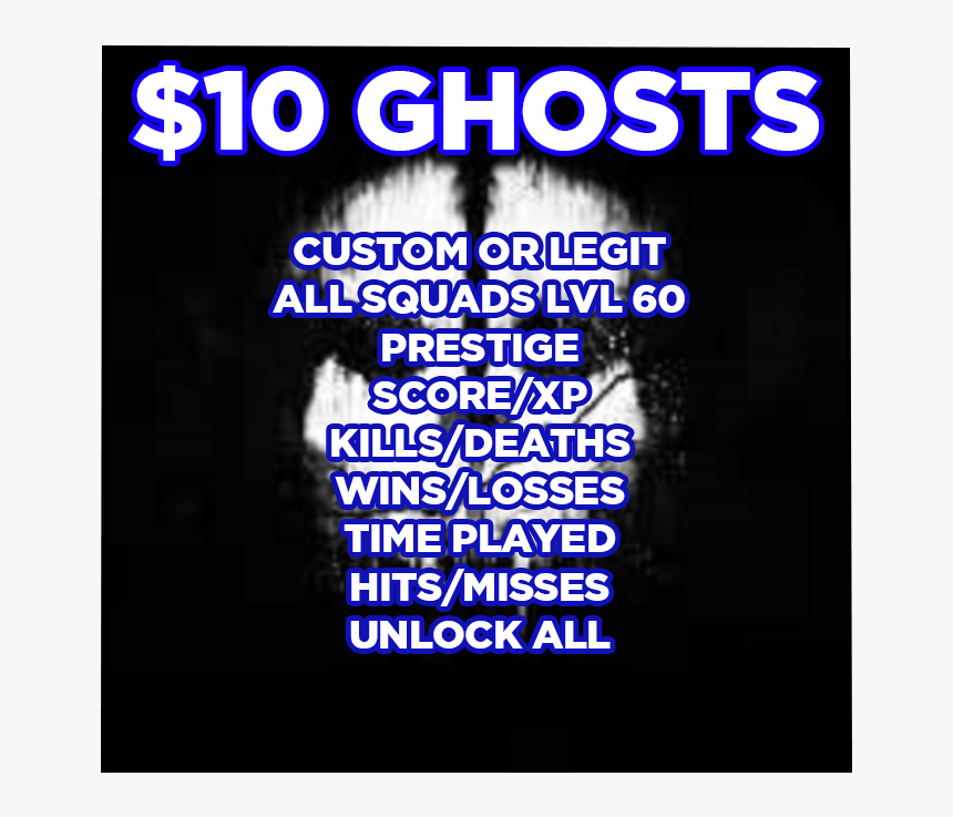 Cod Ghosts Png, Transparent Png