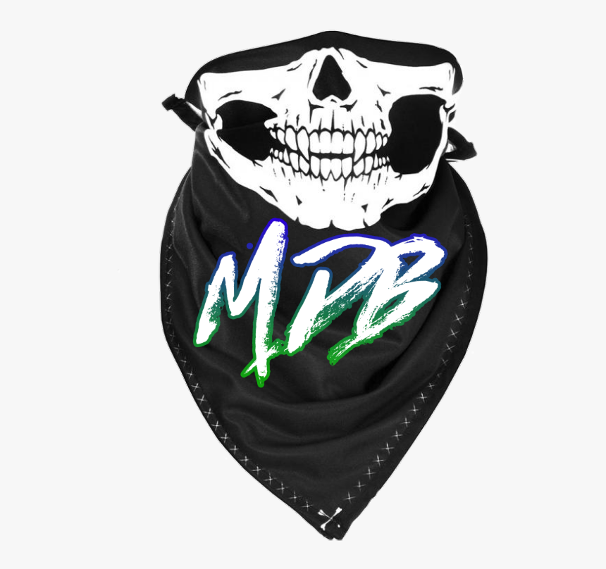 Transparent Bandana Skeleton - Transparent Skull Bandana Png, Png Download