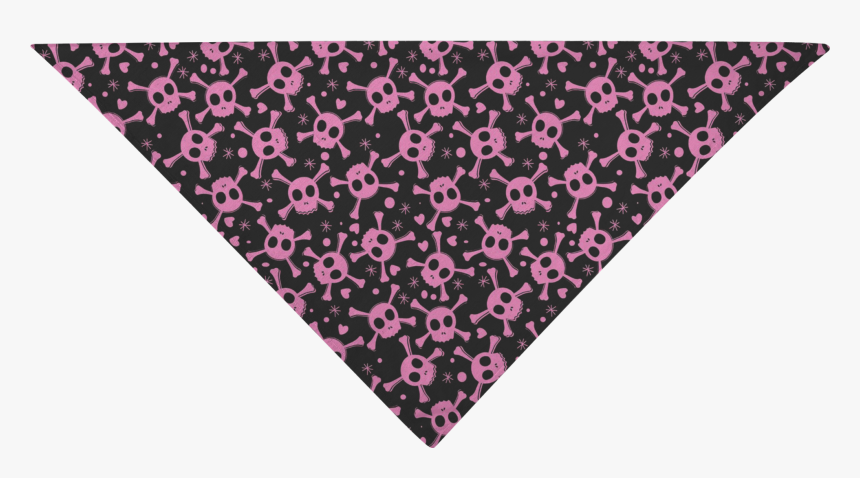 Pink Skulls Pet Bandana, Cute Dog Bandana, Skull & - Thong, HD Png Download